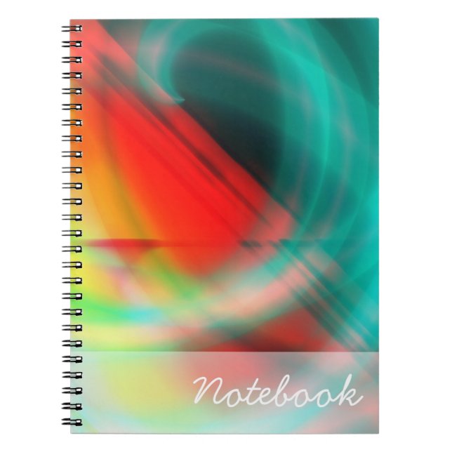 Abstraktes Notebook Notizblock (Vorderseite)