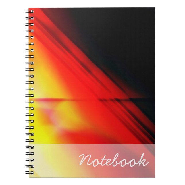Abstraktes Notebook Notizblock (Vorderseite)