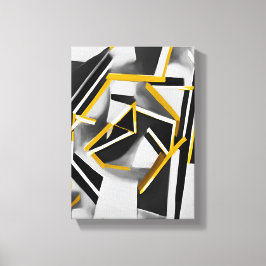Abstraktes Ölgemälde geometrischer Formen Leinwanddruck