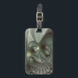 Abstraktes Olive Sage Green Grau Fraktal Art Fanta Gepäckanhänger<br><div class="desc">Abstrakte Fraktal-Kunst, eine moderne und dekorative Fantasie-Schöpfung. Design für Ihr Gepäckanhänger und mehr.</div>