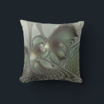 Abstraktes Olive Sage Green Grau Fraktal Art Fanta Kissen<br><div class="desc">Abstrakte Fraktal-Kunst,  eine moderne und dekorative Fantasie-Schöpfung. Design für Ihr Outdoor-Kissen und mehr.</div>
