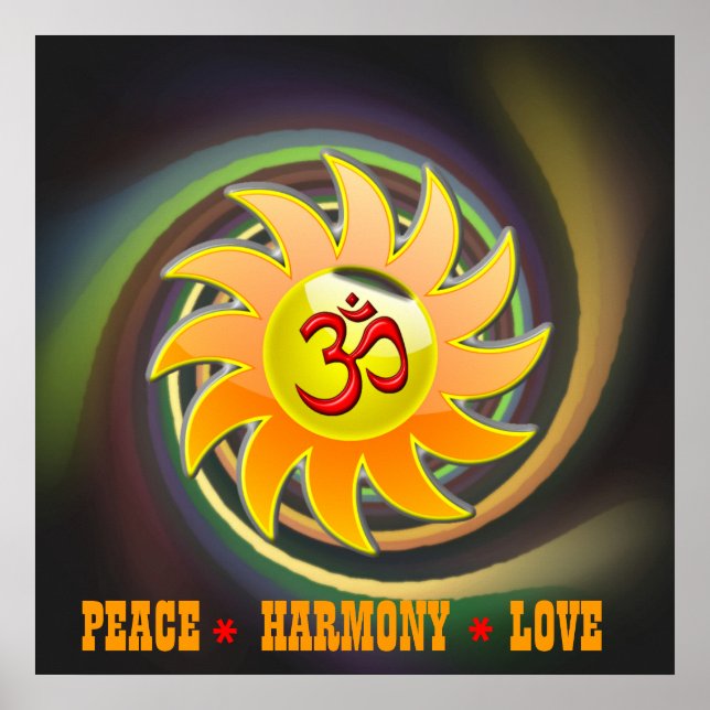 ABSTRAKTES OM POSTER (Vorne)