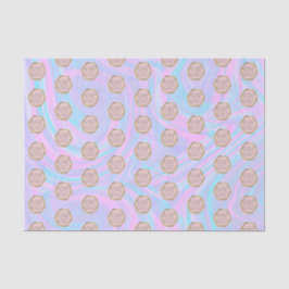 Abstraktes Ombre Tissue Paper mit Firmenlogos Seidenpapier