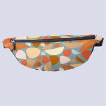 Abstraktes Orange Peach Muster Bauchtasche<br><div class="desc">Moderne abstrakte Muster in Orange,  Pfirsich und Seeschaum. Originelle Kunst von Nic Squirrell.</div>