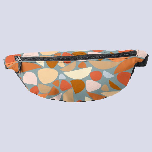 Abstraktes Orange Peach Muster Bauchtasche (Abstract pattern peach orange fanny pack)