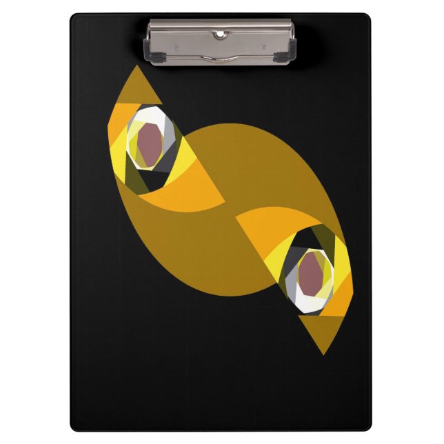 ABSTRAKTES OWL KLEMMBRETT (Vorderseite)