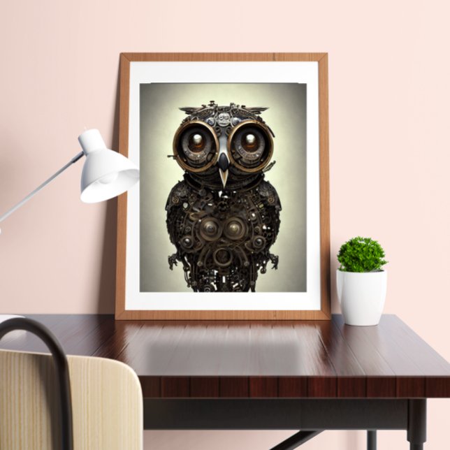 Abstraktes Owl Poster (Von Creator hochgeladen)