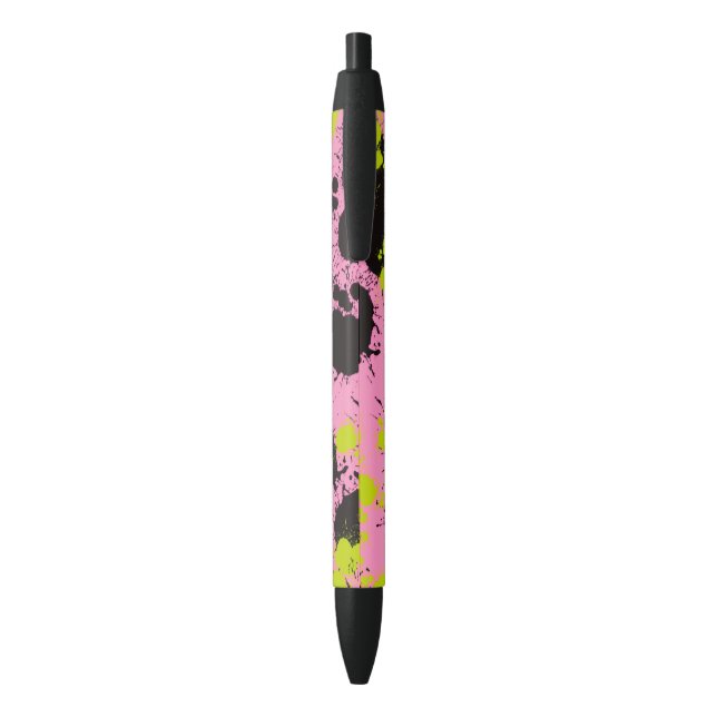 Abstraktes Paint Spritzer Muster Kugelschreiber (Rückseite (Vertikal))
