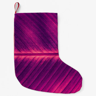 Abstraktes Palmblätterblatt: Toned Vein Kleiner Weihnachtsstrumpf