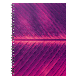 Abstraktes Palmblätterblatt: Toned Vein Notizblock