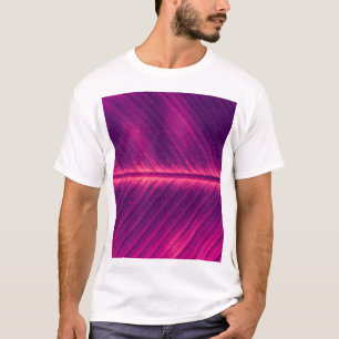 Abstraktes Palmblätterblatt: Toned Vein T-Shirt