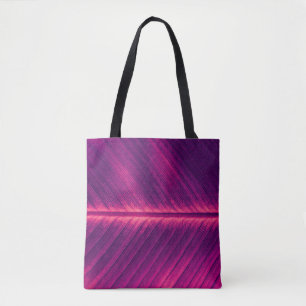 Abstraktes Palmblätterblatt: Toned Vein Tasche
