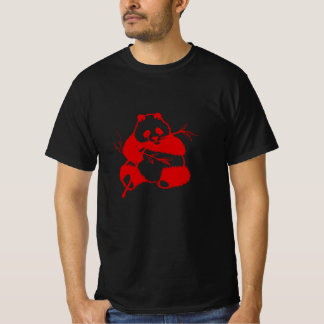 Abstraktes Panda T-Shirt