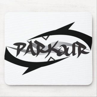 Abstraktes Parkour Mousepad