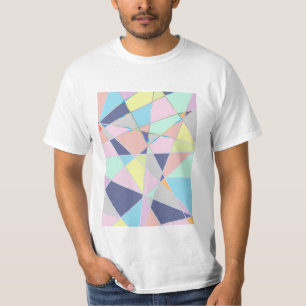 abstraktes Pastal T-Shirt