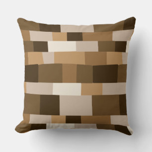 Abstraktes Patchwork-Muster 080823 - v1 Kissen