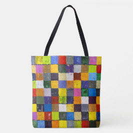 Abstraktes Patchwork Tasche