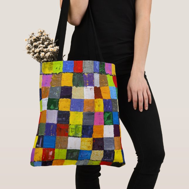 Abstraktes Patchwork Tasche (Von Nahem)