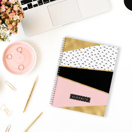 Abstraktes Personalisiertes Notebook Notizbuch