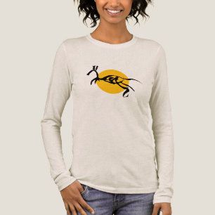 Abstraktes Pferde-Kreatur-Pinsel-Zeichnung Tri-Blend Shirt