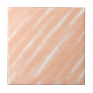Abstraktes Pfirsichflausch-Wasserfarbe-Bold-Modern Fliese