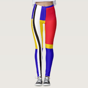 Abstraktes Piet Mondrian Leggings