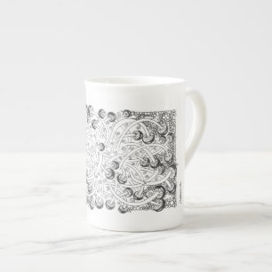 Abstraktes Pilzdesign "Roundtoits" Tasse