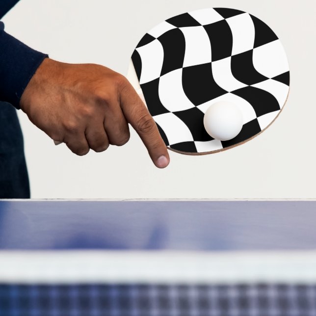 Abstraktes Ping Pong Paddle Tischtennis Schläger (InSitu)