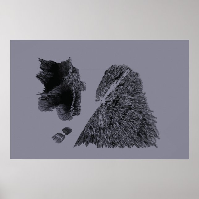 Abstraktes Poster (Vorne)