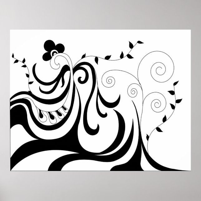 abstraktes Poster (Vorne)