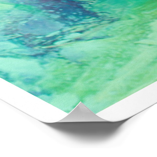 abstraktes Poster (Ecke)