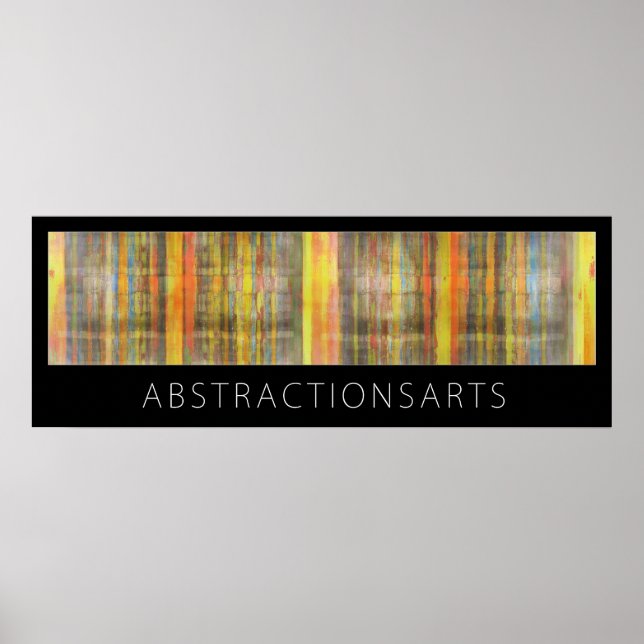 Abstraktes Poster für moderne Kunst drucken (Vorne)