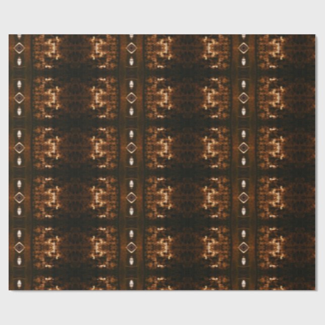 Abstraktes Psychedelic Wrapping Paper Geschenkpapier (Flach)