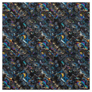 Abstraktes psychedelisches Muster Stoff