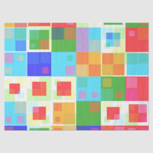 abstraktes Quadrat-Papierpapier Seidenpapier
