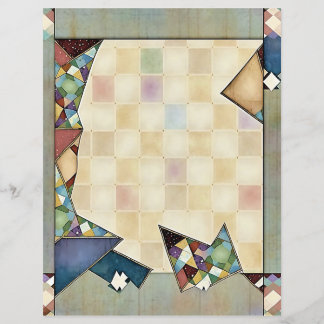 Abstraktes Quilt-Scrapbook