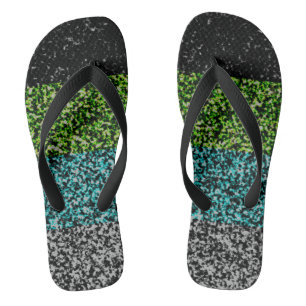 Abstraktes Quioromantisches Stolzflagge  Flip Flops