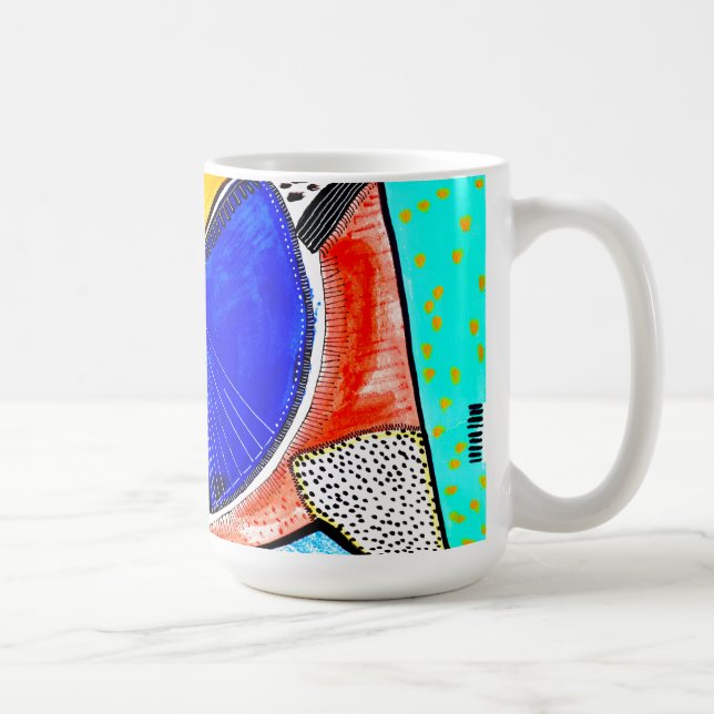 Abstraktes Rad Kaffeetasse (Rechts)