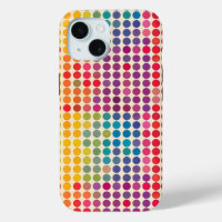 Abstraktes Rainbow Dot Muster
