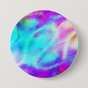 Abstraktes Regenbogendesign Button