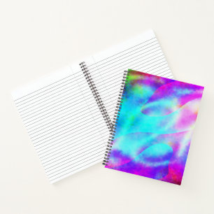 Abstraktes Regenbogendesign Notizbuch