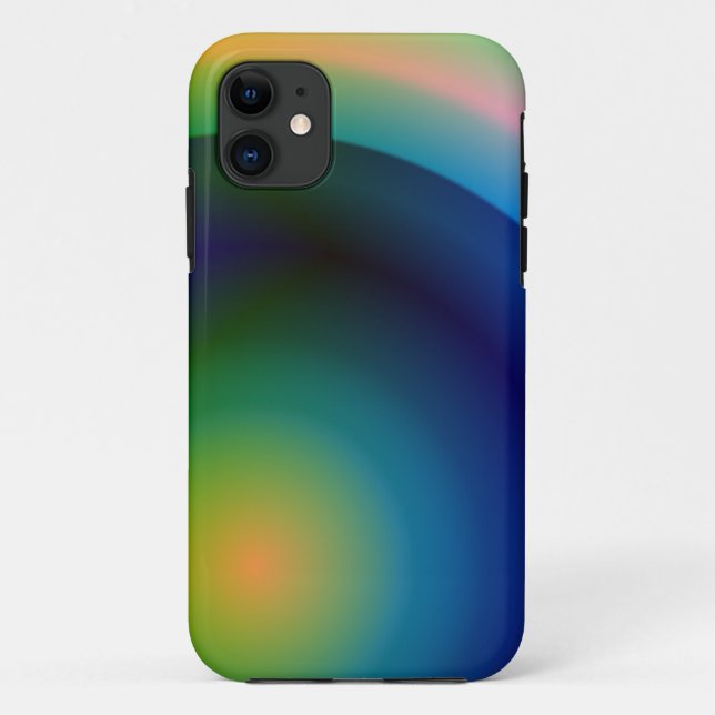 abstraktes Regenbogenhandy Case-Mate iPhone Hülle (Rückseite)
