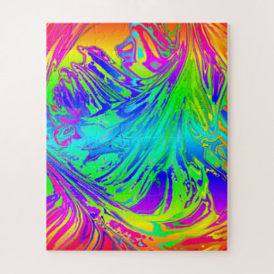 Abstraktes Regenbogenöl