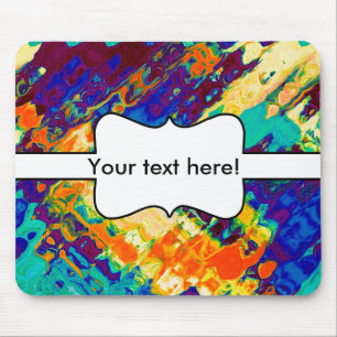 Abstraktes Retro-Design Mousepad