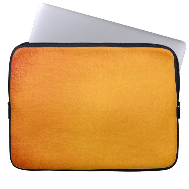 Abstraktes Retro Gelb 49 der Malerei-| Laptopschutzhülle (Vorderseite)