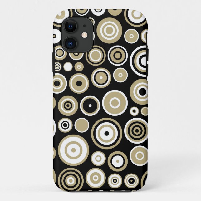 Abstraktes Retro Muster-nahtlose Kunst Case-Mate iPhone Hülle (Rückseite)