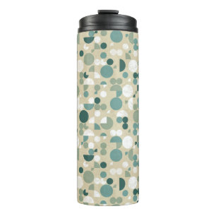 Abstraktes retro Muster Thermosbecher