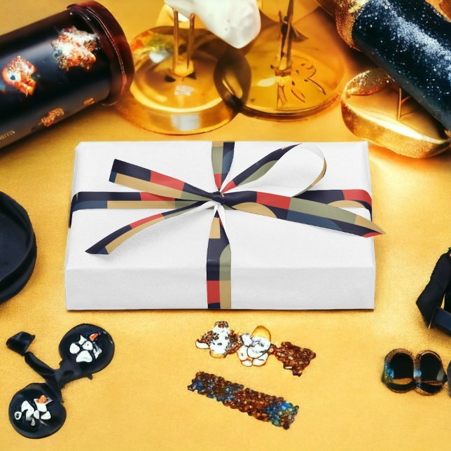 Abstraktes Retro-Thema Satinband (Von Creator hochgeladen)