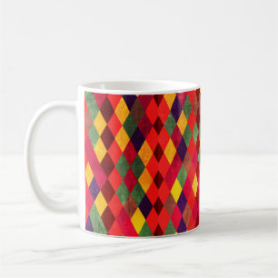 Abstraktes Retro-Vintages nahtloses Muster Kaffeetasse