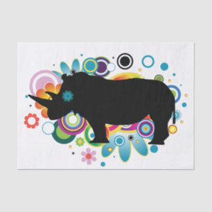 Abstraktes Rhino-Tissue-Papier Seidenpapier